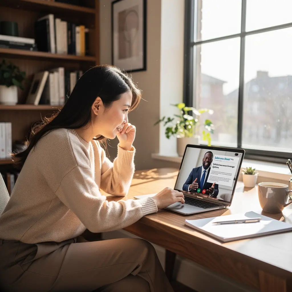 Kierowca zapinający pasy bezpieczeństwa w samochodzie